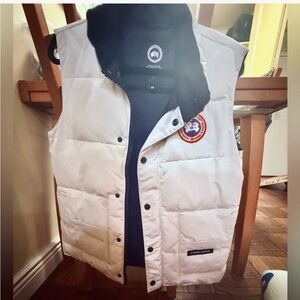 Canada Goose White Puffer Vest